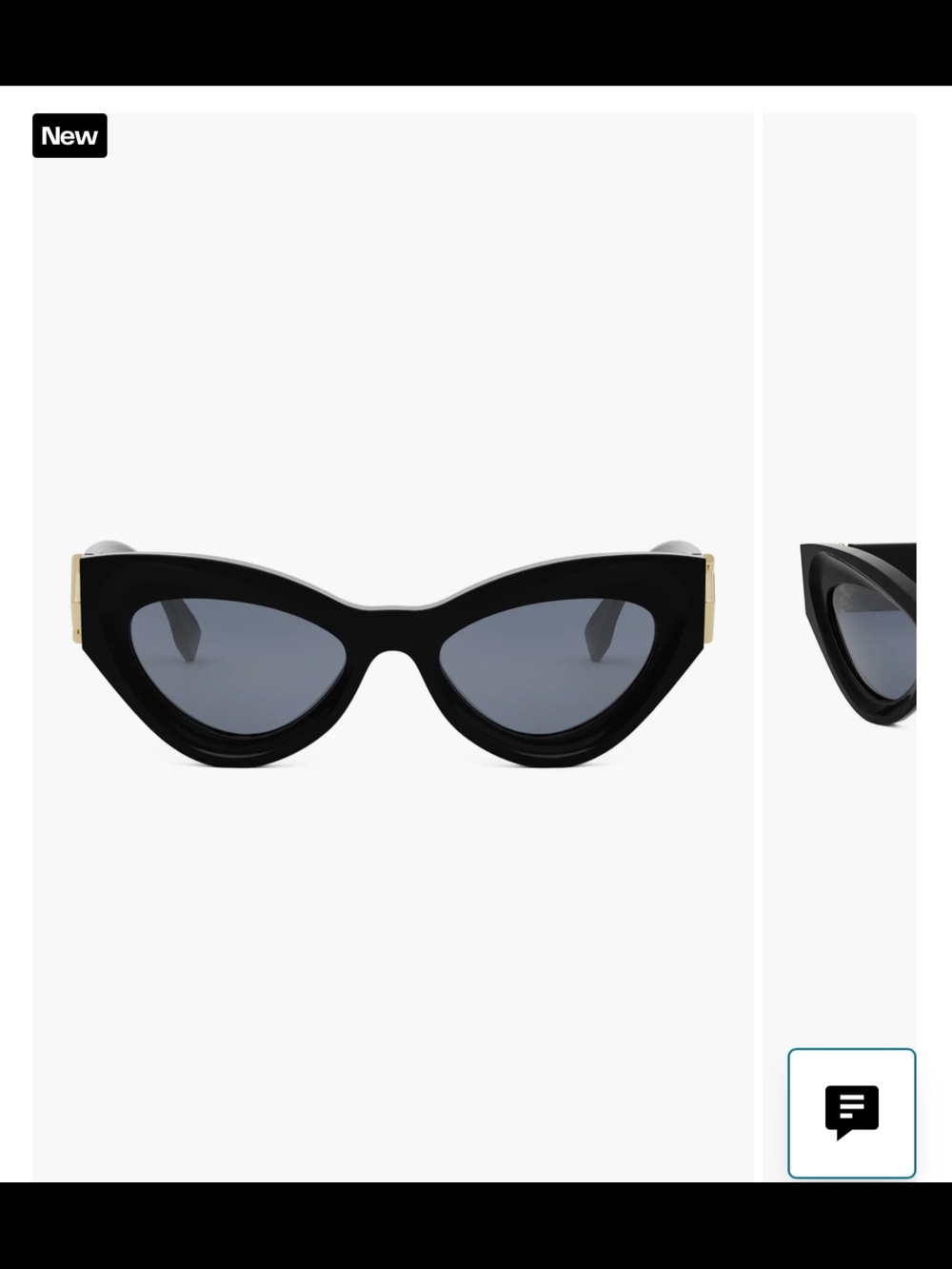 FF Diamonds 52mm Cat Eye Sunglasses Tan